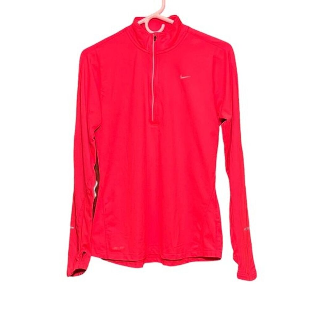 Nike Pink Dri-Fit Element Running Half Zip Pullover Size Medium